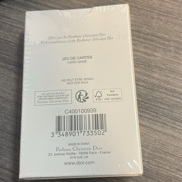 DIOR 2024 PLAYING CARDS - Picture 3 of 4